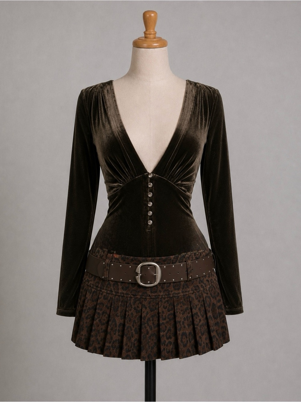 Maker of Dreams Luxe Velvet Bodysuit